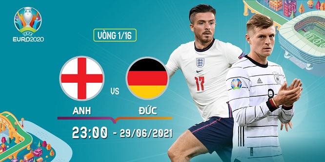 Đêm nay trận đấu Euro 2020 giữa Anh và Đức, trực tiếp trên VTVcab ON