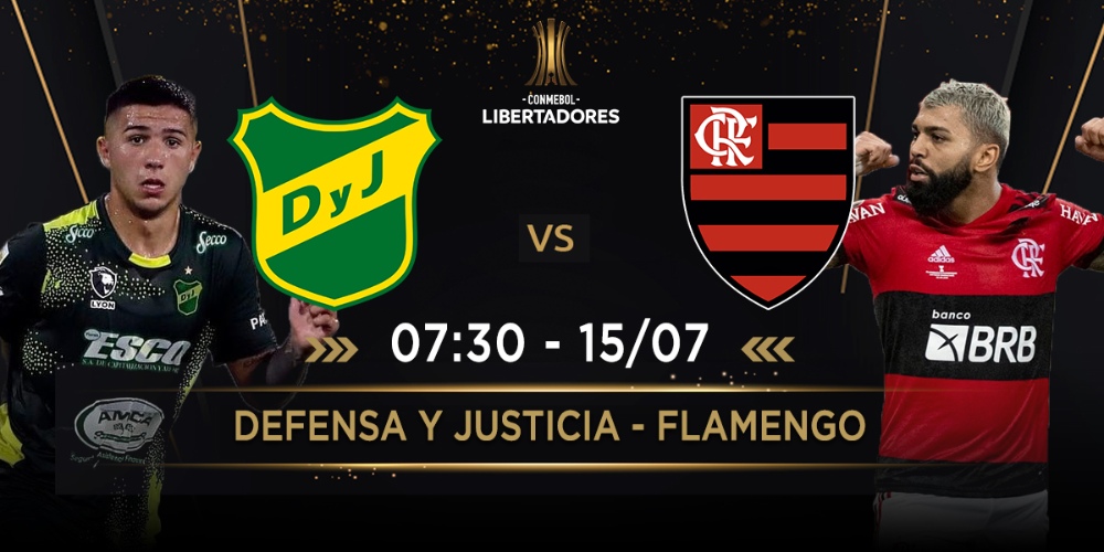 Lịch thi đấu, link trực tiếp Copa Libertadores 2021: Defensa Y Justicia vs. Flamengo