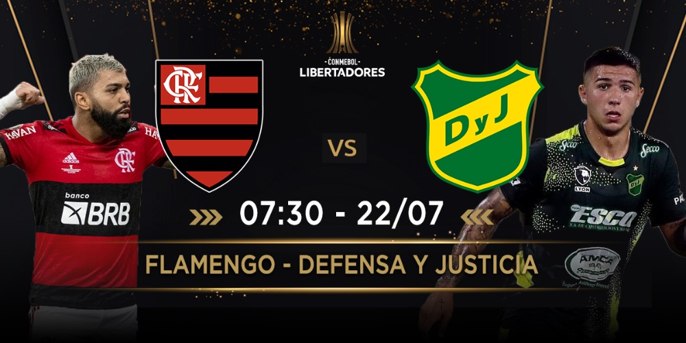 Flamengo vs Defensa y Justicia ngày 22/07