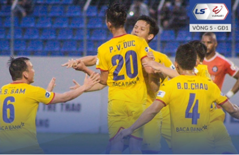 Vòng 5 V. League ngày 23/03: Phan Văn Đức lập siêu phẩm, Hùng Dũng chấn thương nghiêm trọng