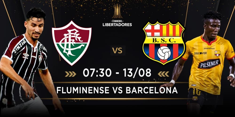 Trực tiếp Fluminense vs. Barcelona, Conmebol Libertadores 2021 trên kênh BĐTV