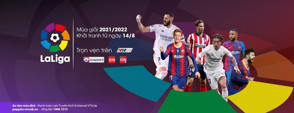 Lịch trực tiếp, kết quả và highlights La Liga vòng 2 (T3, 24/08) trên kênh BĐTV