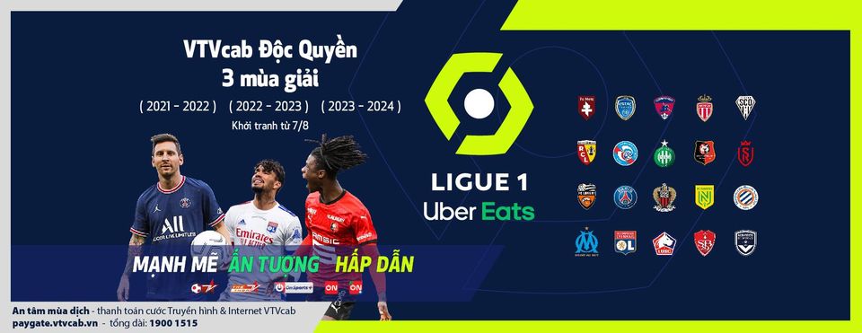 Trực tiếp Ligue 1 ngày 16/08 trên kênh TTTT