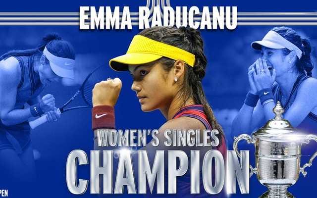 Emma Raducanu vô địch giải quần vợt Mỹ mở rộng 2021