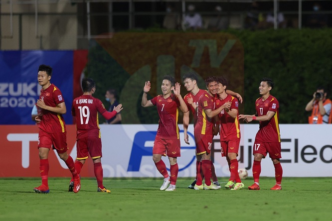  Hình ảnh đẹp mắt trận đội tuyển Việt Nam vs Malaysia (ảnh 2) 