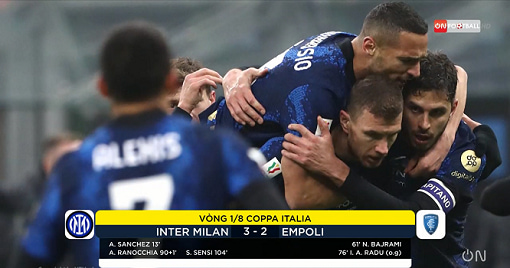 Coppa Italia: Inter Milan lọt tứ kết