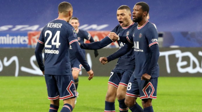 Kết quả Lyon vs PSG: Mbappé thiếu may