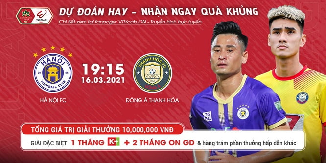 Lich thi dau, kenh truc tiep va link xem Ha Noi vs Thanh Hoa