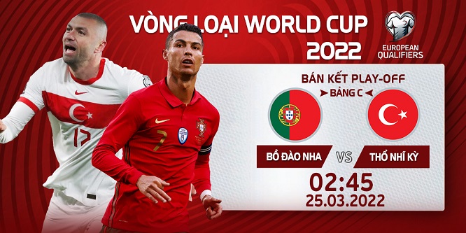 Link xem trực tiếp bóng đá Bồ Đào Nha vs Thổ Nhĩ Kỳ, Play-off World Cup khu vực châu Âu