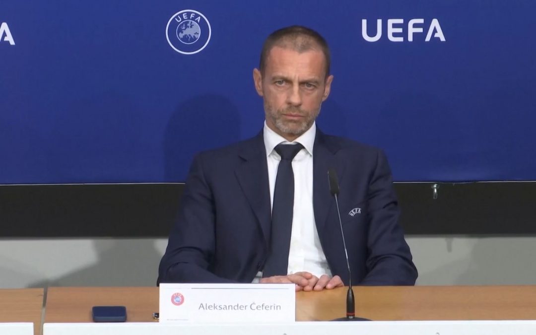 Chủ tịch Liên đoàn Bóng đá châu Âu (UEFA) Aleksander Ceferin