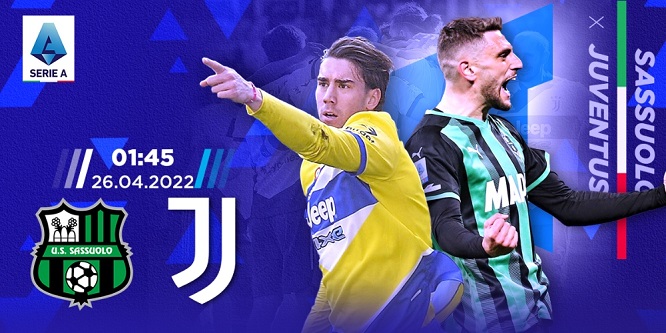Link xem trực tiếp Sassuolo vs. Juventus, bóng đá Ý – Serie A vòng 34 từ ngày 23-28/04