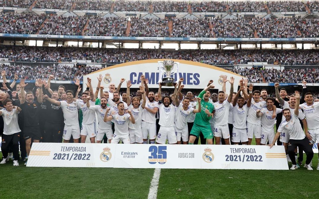 Kết quả, highlights và BXH La Liga vòng 34: Real Madrid lên ngôi vô địch La Liga 2021/22