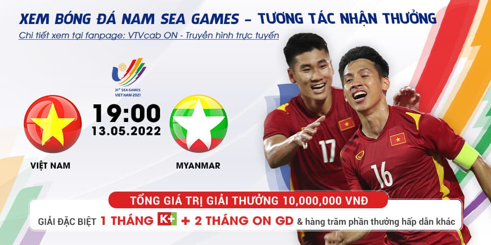 Link xem trực tiếp ĐT Myanmar vs. Việt Nam, bóng đá nam SEA Games 31 trên VTV6, ON Football