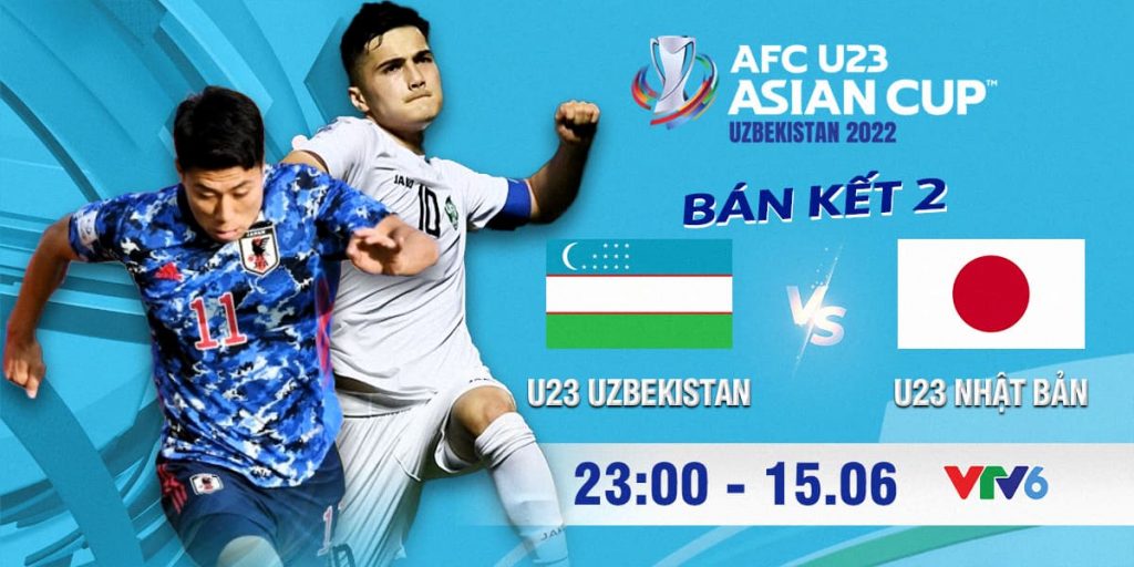 Lịch thi đấu, kênh trực tiếp và link xem trực tiếp U23 Uzbekistan vs. U23 Nhật Bản, U23 châu Á trên kênh VTV6