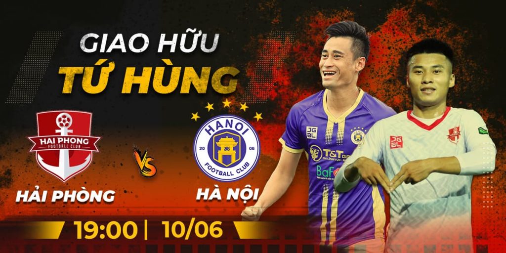 Trận đấu giữa Hải Phòng và Hà Nội được trực tiếp vào lúc 19h ngày 10/06 trên kênh ON FOOTBALL.