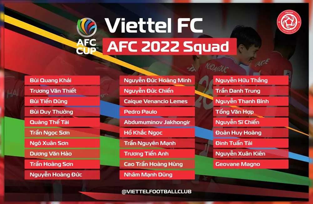 Lịch thi đấu bóng đá hôm nay, Viettel và Hougang United, bảng I, AFC Cup