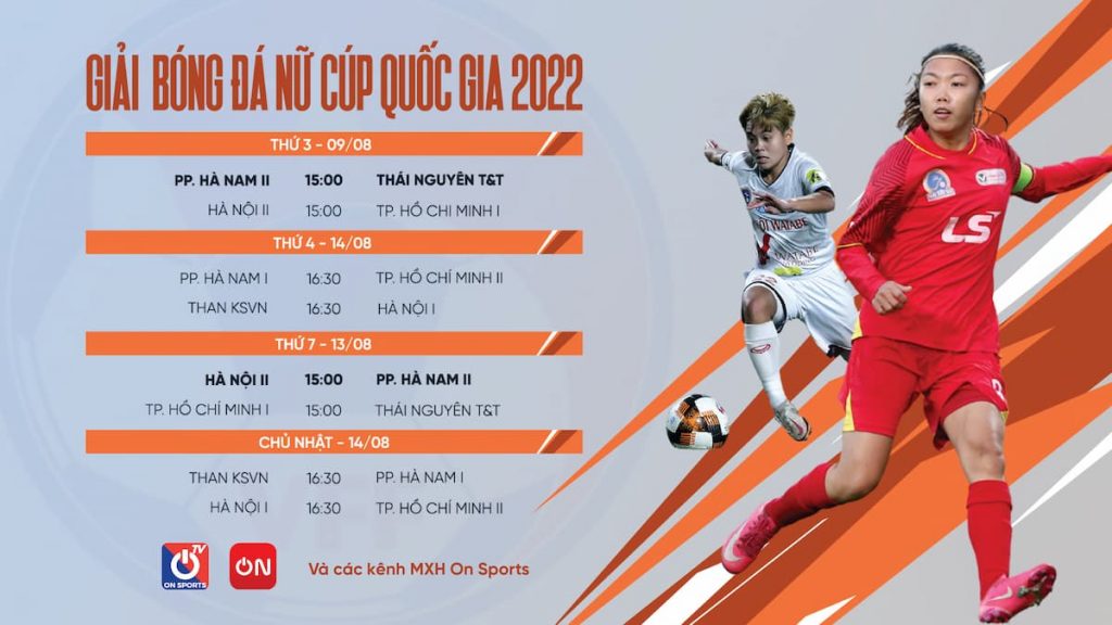 VTVcab ON - Giải bóng đá nữ cúp quốc gia 2022