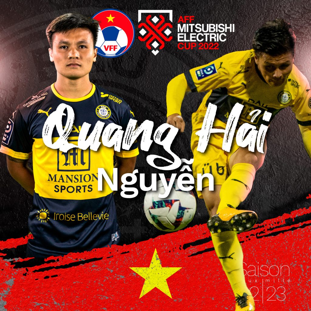 Trang chủ của Pau FC đã xác nhận việc Quang Hải sẽ trở về thi đấu tại AFF Cup 2022